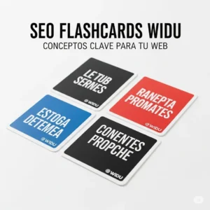 SEO Flashcards Widu: Conceptos Clave para tu Web